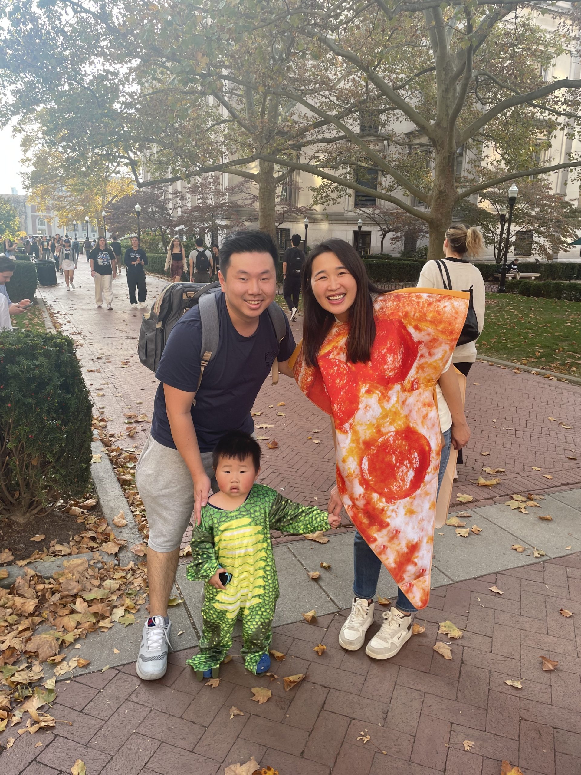Adam Lin with family